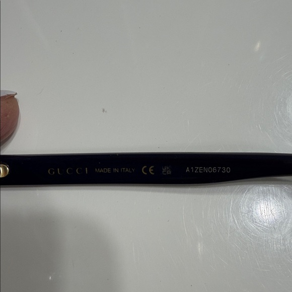 Gucci Women's Navy Blue Eyeglasses - Picture 6 of 10